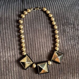 Neo Gold Block Necklace